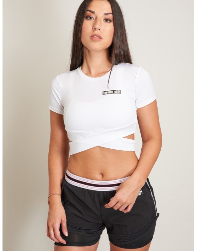 CROP TOP ULTRA FIT WHITE